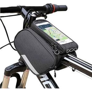 MG Bike Front Storage Frame cyklistická taška na bicykel 6.5'' 1,5 l, čierna
