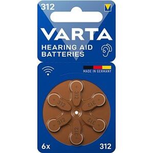 VARTA batérie do naslúchadiel VARTA Hearing Aid Battery 312 6 ks