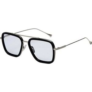 VeyRey Slnečné okuliare hranaté Malkolm čierne