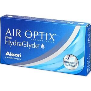 Air Optix Plus HydraGlyde (6 šošoviek) dioptria: -2.25, zakrivenie: 8.60